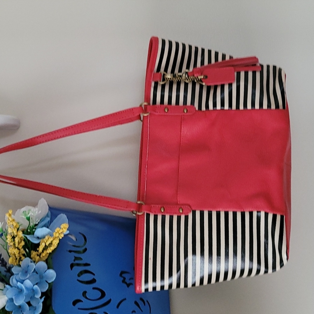Clark's Striped Tote Handbag